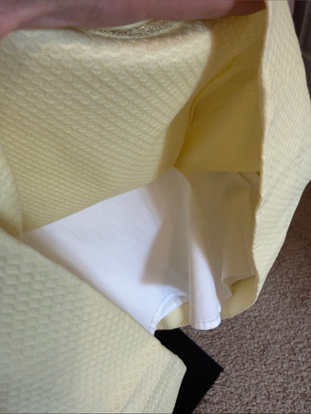Lilly Pulitzer 🍋White Crochet Top Yellow Dress - Picture 11 of 16